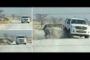 Rhino smashing into tourists
